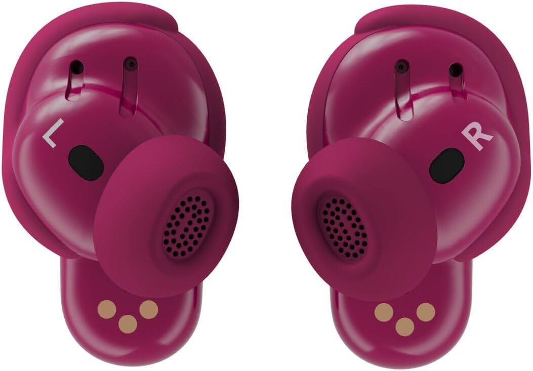 Bose QuietComfort Ultra Bluetooth Earbuds (2nd Gen) Wireless Noise Cancelling Earbuds with Immersive Audio, Up to 6 Hours Battery, IPX4 Water Resistance - Deep Plum Limited Edition