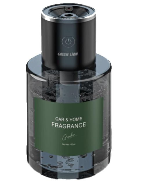 Green Lion Car & Home Fragrance Diffuser with Starry Sky Projection, 160ml Humidifier & Atmosphere Light - Clear