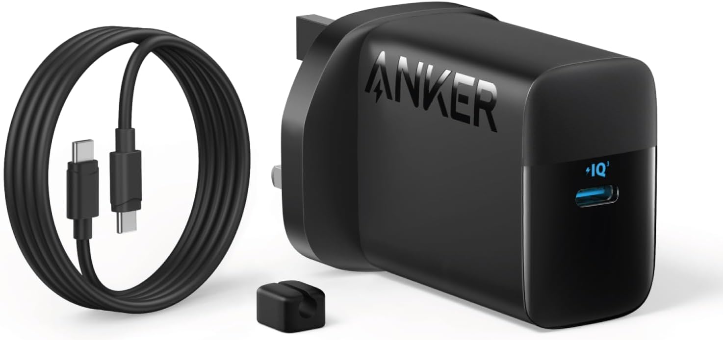 Anker 45W USB-C PPS Fast Charger with 5ft USB-C Cable, Super Fast Charging 2.0 for iPhone 17/16/15, Samsung Galaxy S26/S25/S24 Ultra, Pixel & More
