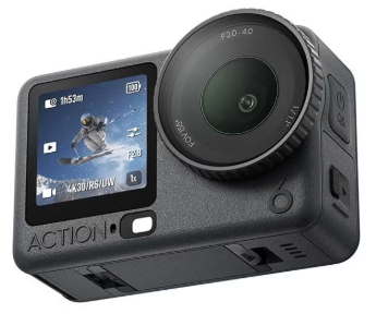 Osmo Action 6 Standard Combo, Action Camera With 1/1.1″ Square Sensor, Variable Aperture of f/2.0–f/4.0, Cold-Resistant, 4hrs Battery, Action Camera 4K Ideal for Quick Capture of Exciting Moments