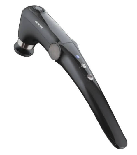 Green Lion Foldable Deep Tissue Percussion Massager, 9 Speed Levels, 3200RPM Motor, USB C Rechargeable, Portable Long Handle Massager, Black | GNFLDMSGNBK