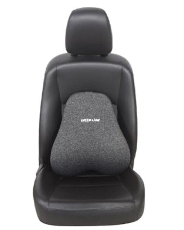 وسادة مقعد من رغوة الذاكرة (Memory Foam) من Green Lion - دعم دقيق - جيدة التهوية - خفيفة الوزن - دعم لأسفل الظهر من رغوة الذاكرة