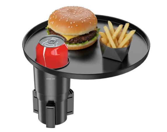 Green Lion Travel Tray Car Cup Holder - Black