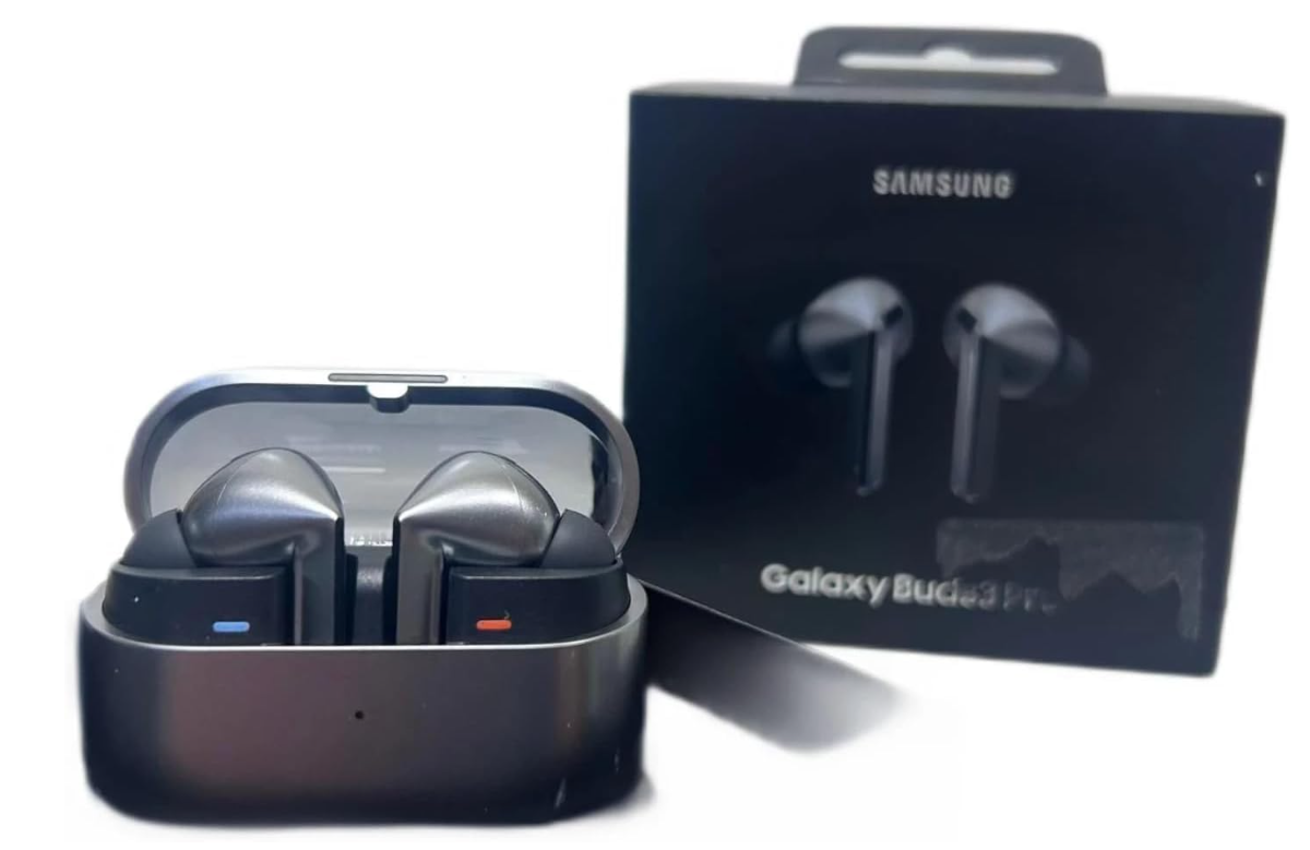 Samsung Galaxy Buds3 Pro Wireless Bluetooth Headphones, Active Noise Canceling (ANC), Adaptive Noise Canceling, 360 Audio, In-Ear Headphones with Hi-Fi Sound, Silver, Includes Anymode Clear Cover