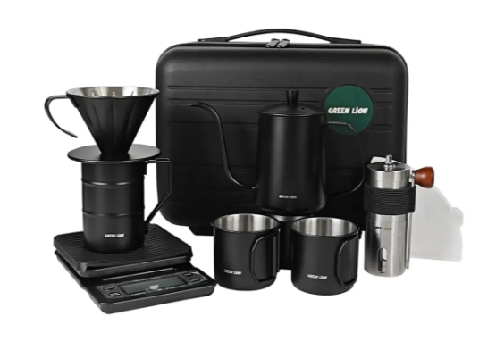 طقم ماكينة صنع القهوة Green Lion V -60 Pro
