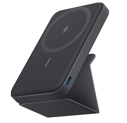 Anker Power Bank, 622 Magnetic Battery (MagGo), 5000mAh Foldable Magnetic Wireless Portable Charger and USB-C for iPhone 16/16 Plus/16 Pro/16 Pro Max, iPhone 15/14/13 Series