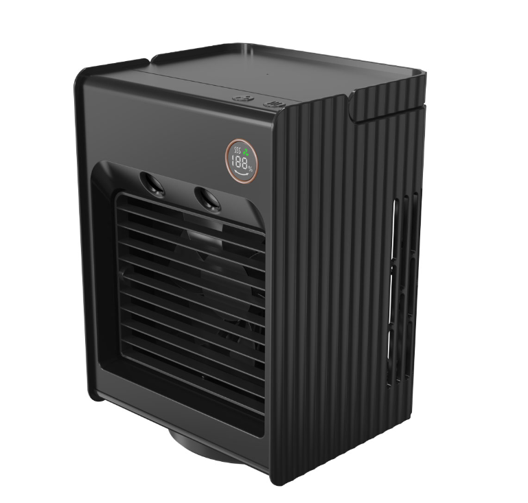 مروحة تبريد محمولة Porodo Lifestyle Air & Mist مع إضاءة ليلية