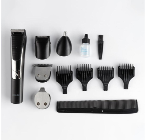 Green Lion 5 in 1 Grooming Set 600mAh - Black