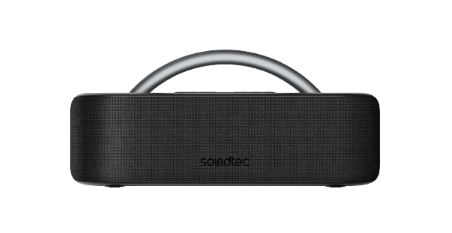 مكبر صوت محمول لاسلكي Porodo Soundtec Galactic Star Light Bluetooth، 60 واط، أسود، PD - GALACTIC - BK