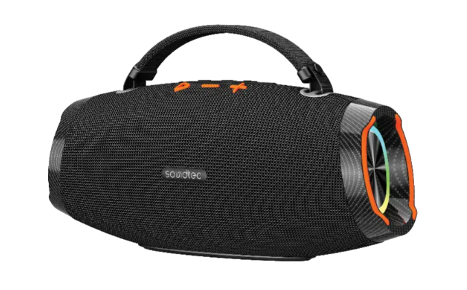 مكبر صوت استريو محمول Porodo Soundtec Nancy TWS - أسود