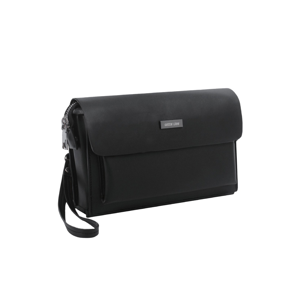 Green Lion Mara Clutch Bag – Water-Resistant PU Leather Multi-Pocket Travel Hand Bag