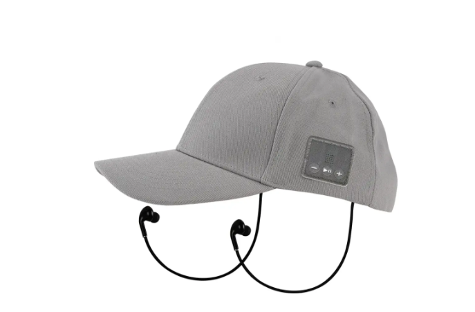 Porodo Soundtec Wireless Audio Bluetooth Hat with Stereo Speakers & Mic