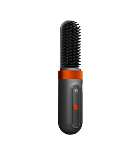 Porodo Lifestyle Portable Heated Styling Brush - Black