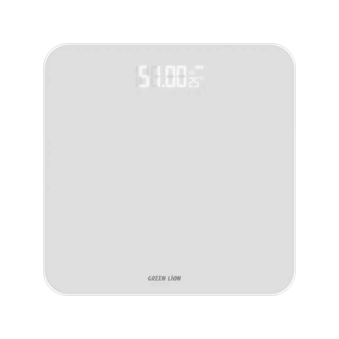 ميزان الجسم الرقمي غرين ليون GBC-100 - أبيض