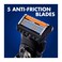 Generic Gillette Mach3 Turbo Razor Blades – 12 Cartridge Refills with 3 Anti-Friction Blades & Lubrastrip for Men