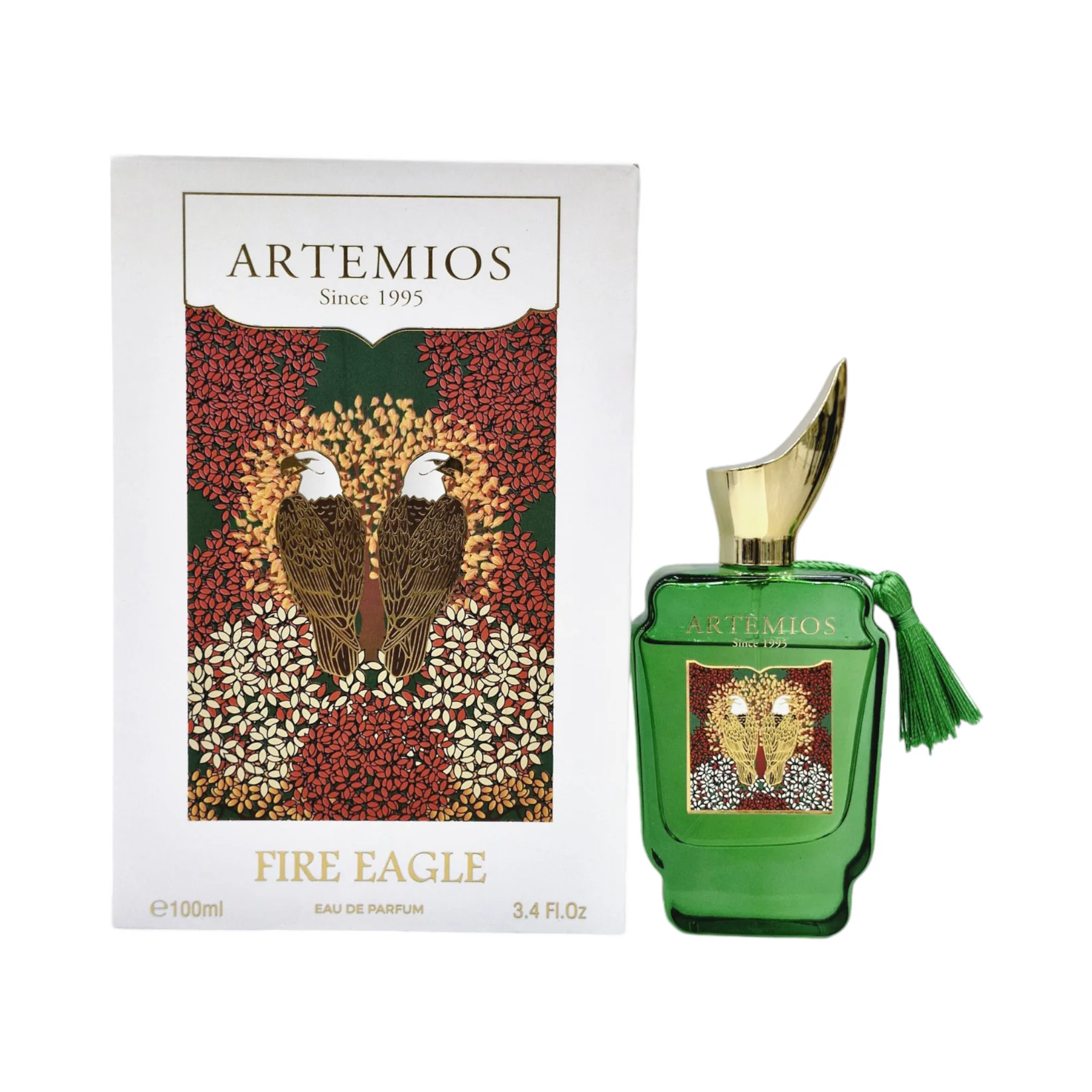Aalam Al Zaafran Perfumery Artemios Fire Eagle Eau De Parfum 100ml – Aromatic Spicy Perfume for Men