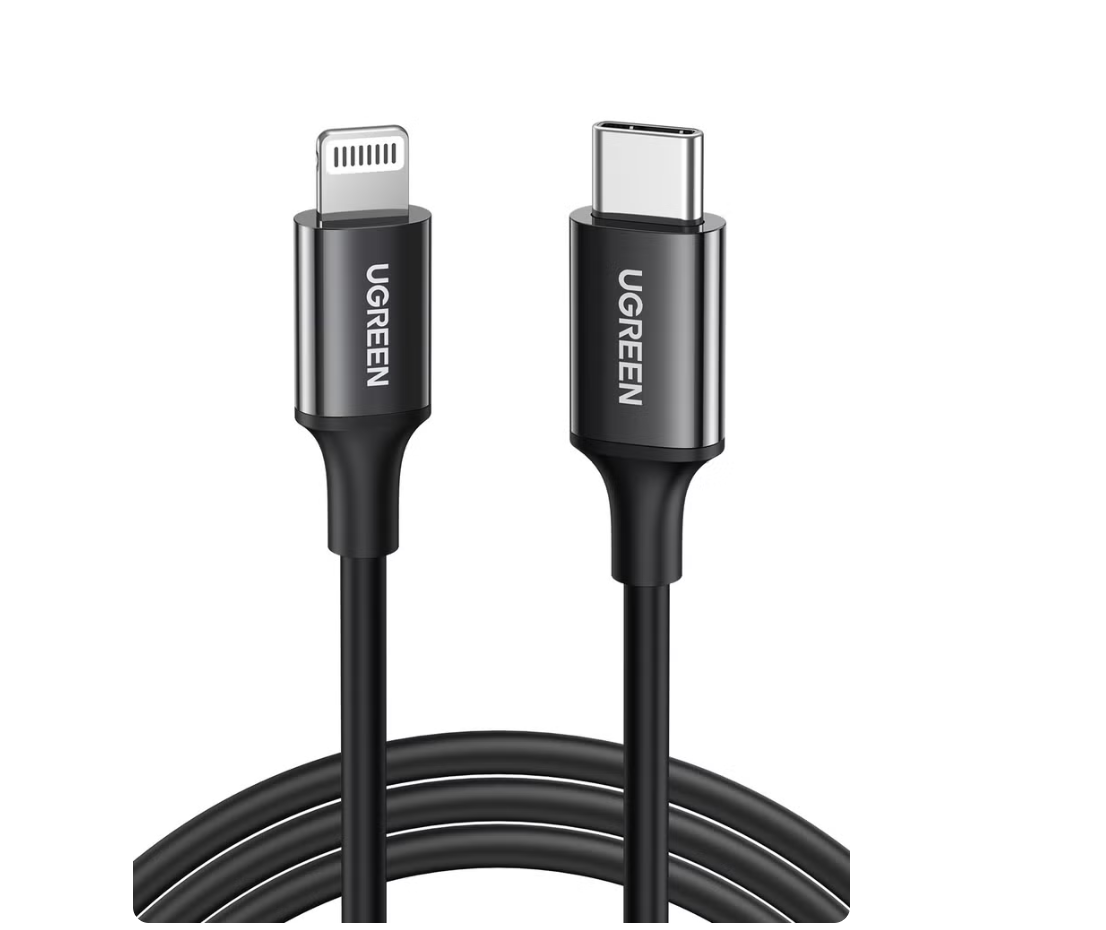 كابل شحن USB - C إلى Lightning Fast 1M – أسود