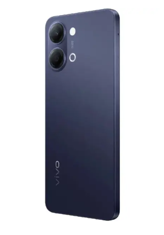 هاتف ذكي Vivo Y05 4G بسعة 128 جيجابايت وذاكرة 4 جيجابايت رام، باللون الأسود Voyage، شريحتي اتصال