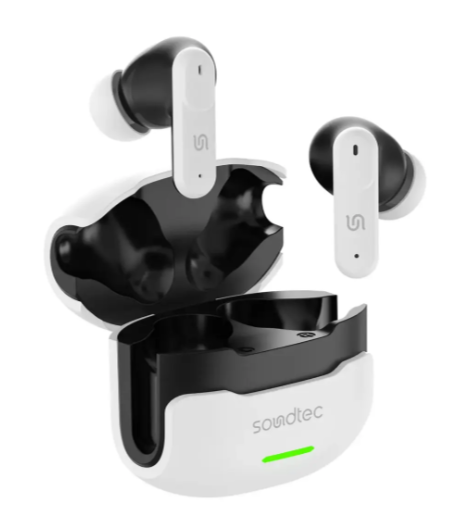 Porodo Soundtec Prosound TWS Wireless Earbuds- white