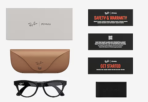 Meta RAY-BAN Skyler (Gen 1) Shiny Black