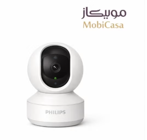 فيليبس 6000 سلسلة كاميرا IP المنزل الذكي – دوران 360 درجة، كشف الحركة، رؤية ليلية بالأشعة تحت الحمراء، صوت ثنائي الاتجاه، واي فاي