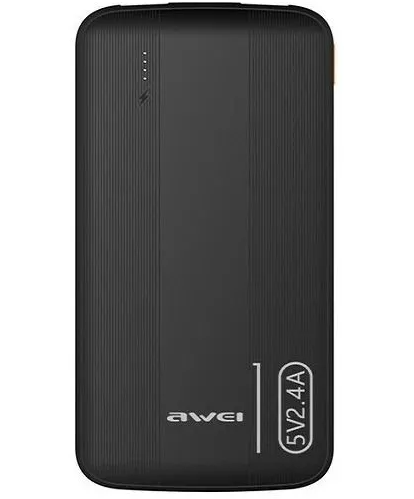AWEI P20K 10000MAH Dual USB Output & Type-C Input Port Power Bank
