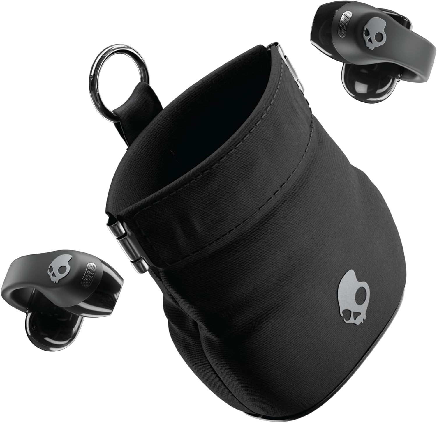 Skullcandy Push® 720 سماعات أذن لاسلكية حقيقية مفتوحة الأذن، مشغلات ديناميكية 14 مم، عمر بطارية 30 ساعة، IP67 مقاوم للعرق والماء، Google Fast Pair+Finder، حقيبة/حقيبة شحن لاسلكية - أسود