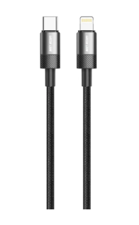 كابل USB - C إلى Lightning من Green Lion Spark - أسود