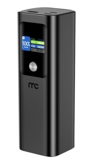 Mycandy PB-D300 Powerbank – 27,000 mAh | 140W Laptop Charger | Fast Charging | Portable | Multi-Device Support Black