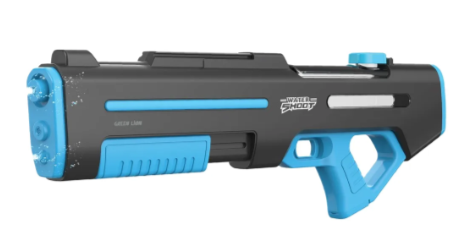 Green Lion GN65-Dual Electric and Manual Water Gun Blue