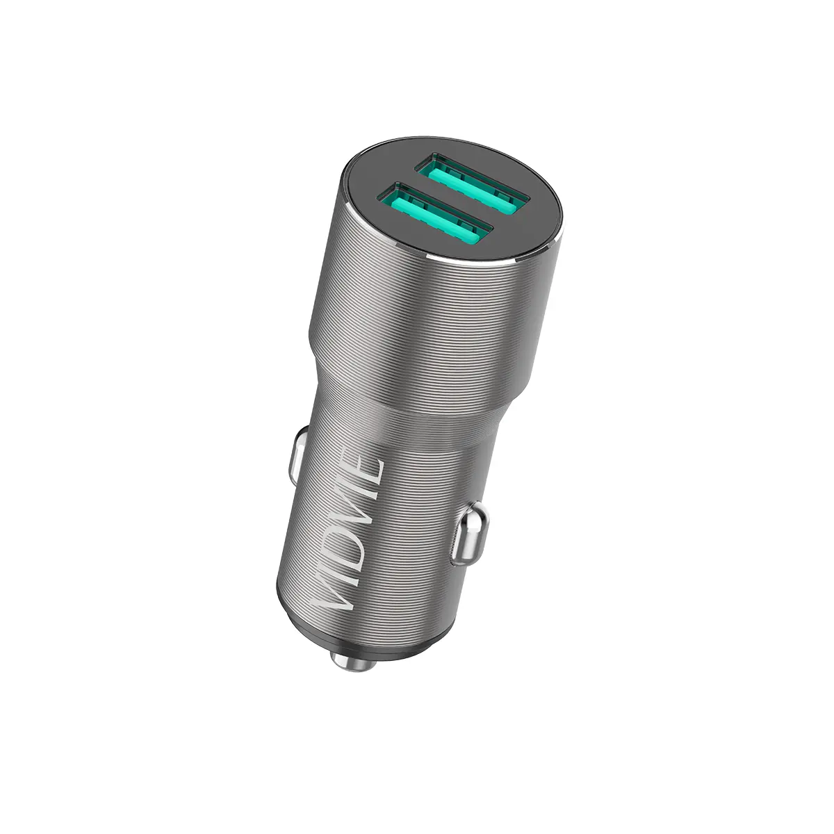 VIDVIE CC537 36W Dual USB QC 3.0 Fast Car Charger with Lightning Cable