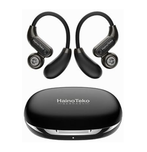 HainoTeko OWS - H10 سماعة أذن بلوتوث مفتوحة (أسود)