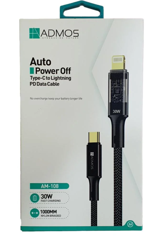 ADMOS Type-C Charger with Auto Disconnect - AM108