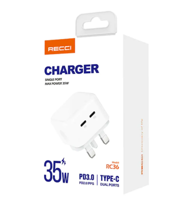 RECCI RC36 35W UK Charger