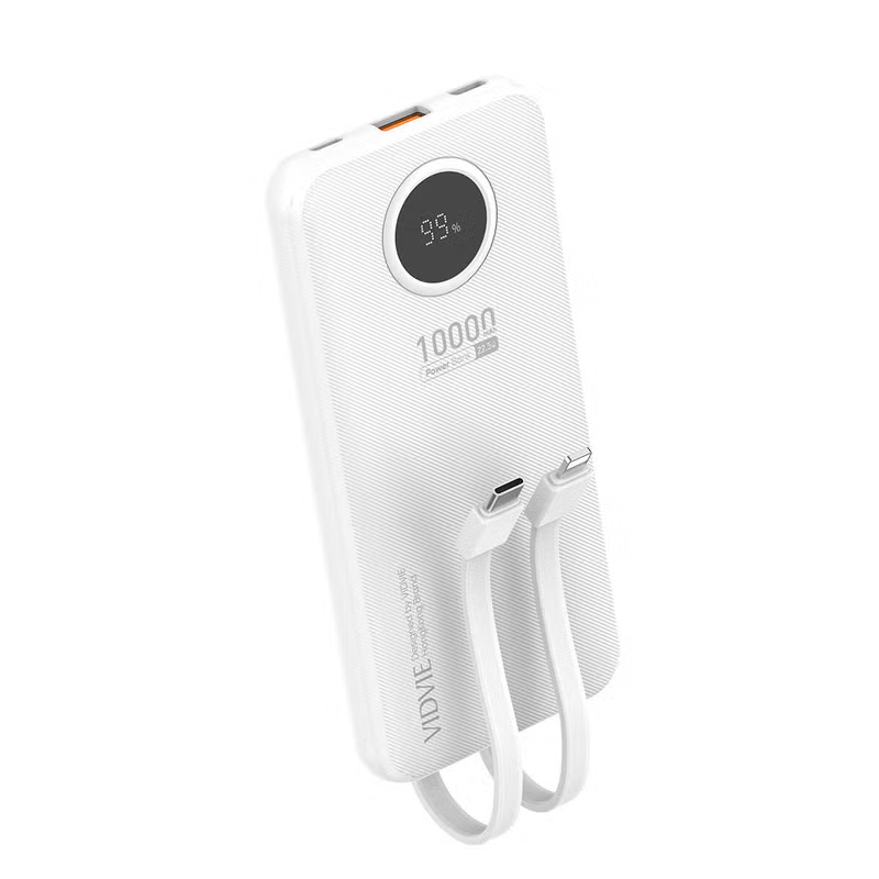 VIDVIE PB7017 10000mAh 22.5W 2-in-1 Dual-Wire Fast Charging Power Bank