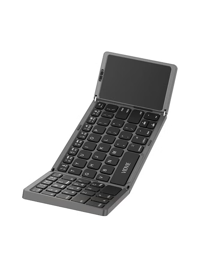 لوحة مفاتيح KB03 لاسلكية مدمجة ومريحة قابلة للطي لإنتاجية الهاتف المحمول