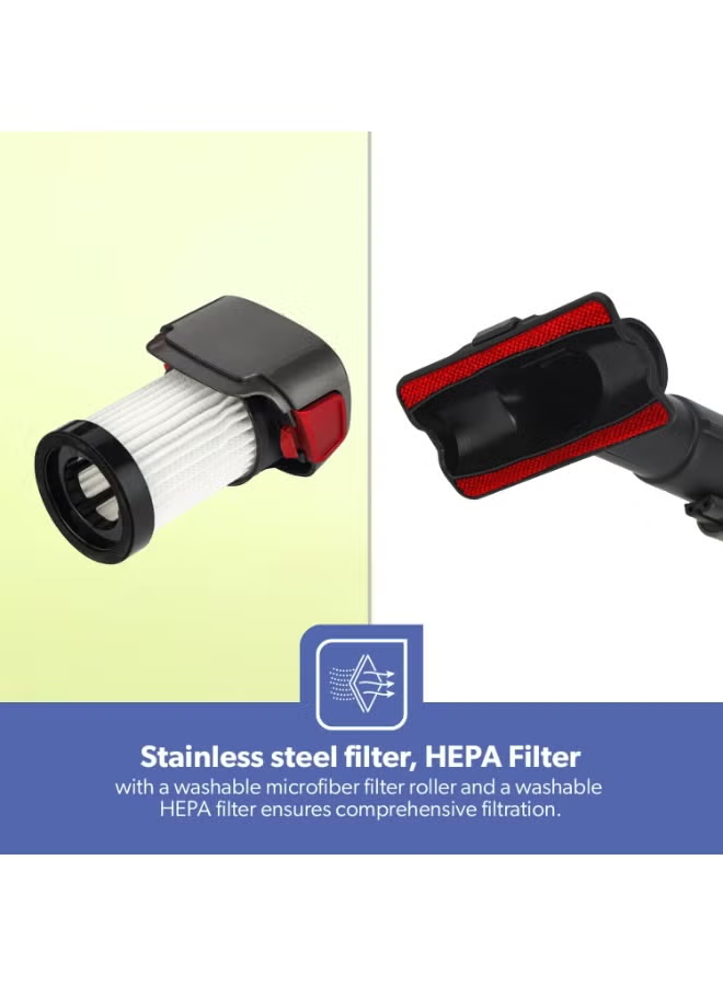 Yesido EC32 Cordless Vacuum Cleaner - 12000 Pa Turbo Suction Power and Absolute Freedom of Movement.