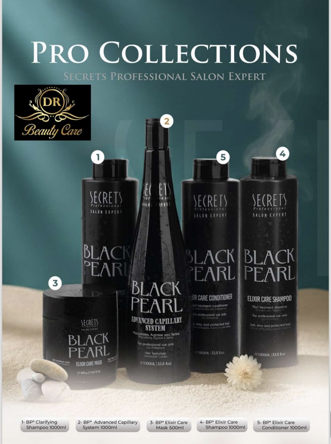 علاج الشعر/Black Pearl  نظام الشعريات المتقدم