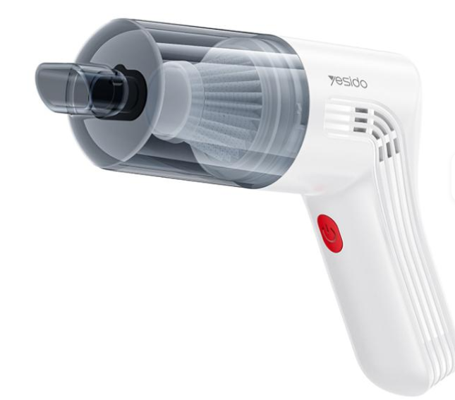 Yesido VC10 Car Portable Handheld 5000PA Vacuum Cleaner with 4000mAh Battery(White)