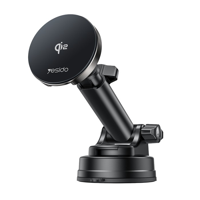 Yesido Ds30 360 Rotating Qi2 15W حامل هاتف لاسلكي سريع الشحن مخرج الهواء/لوحة القيادة حامل هاتف السيارة