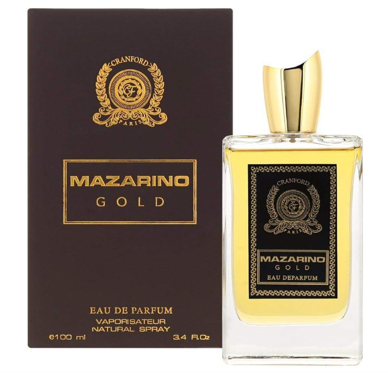 Cranford Mazarino Gold Eau De Parfum 100ml – Woody Aromatic Perfume for Men