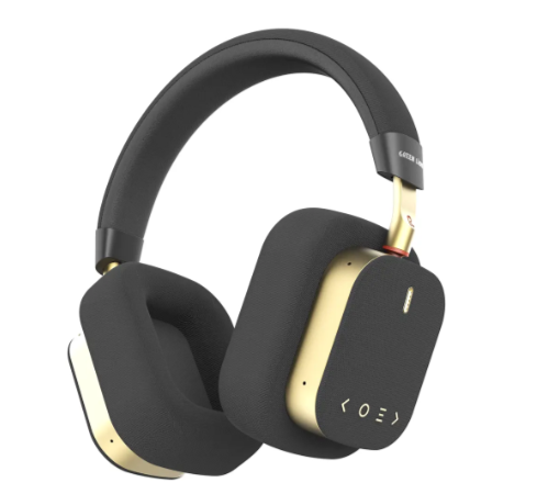 Green Lion Cannes Wireless ANC Headphones – Hybrid ANC, 6 Mics, 90H Playtime, Bluetooth 5.3, 40mm Driver (Black)