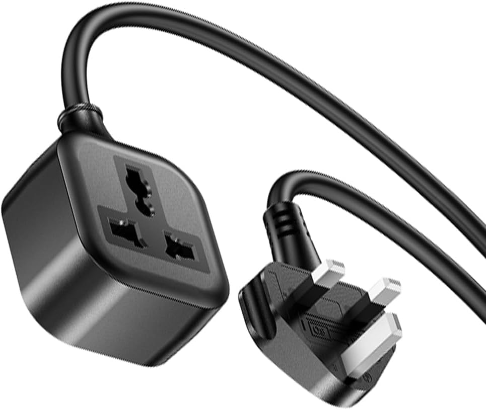 Yesido UK Plug to Universal Power Plug Extension Cable | 2 Metre | 3250W | MC28