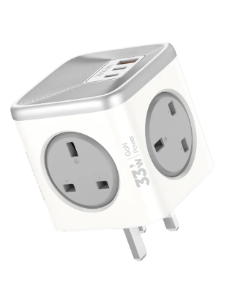 Wall Charger - UK plug - [White] - Vidvie