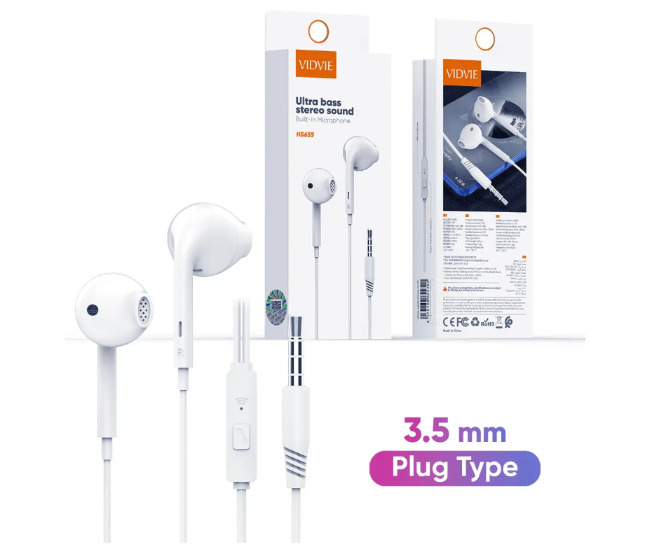 HS655  سماعات أذن سلكية