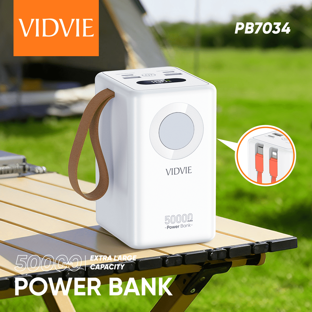 Vidvie PB7034  50000mAh Extra Large Capacity Power Bank