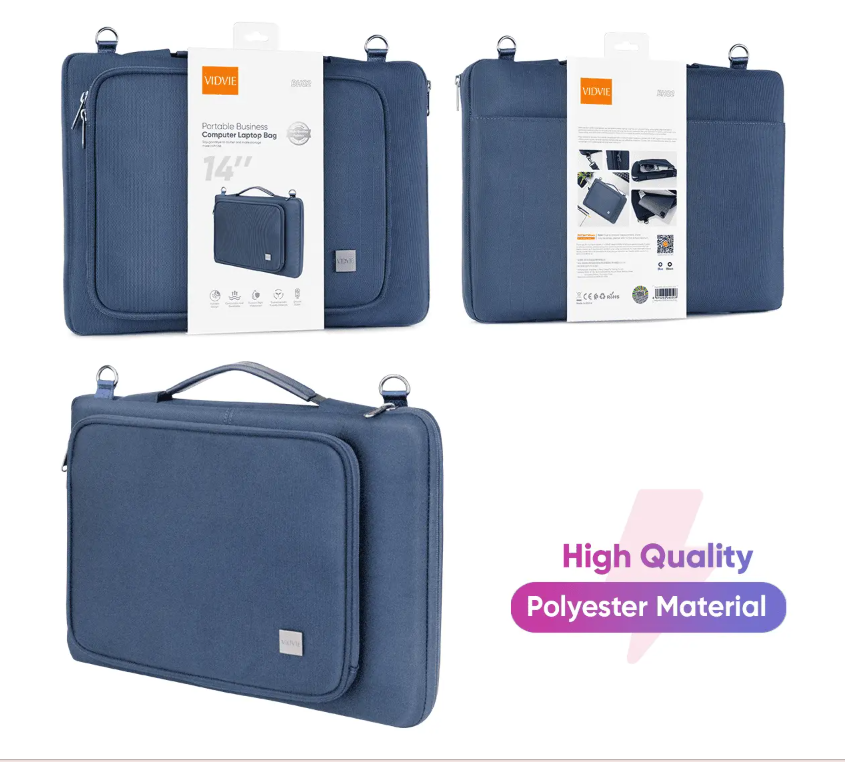 Vidvie BH02 Portable Business Computer Laptop Bag Blue
