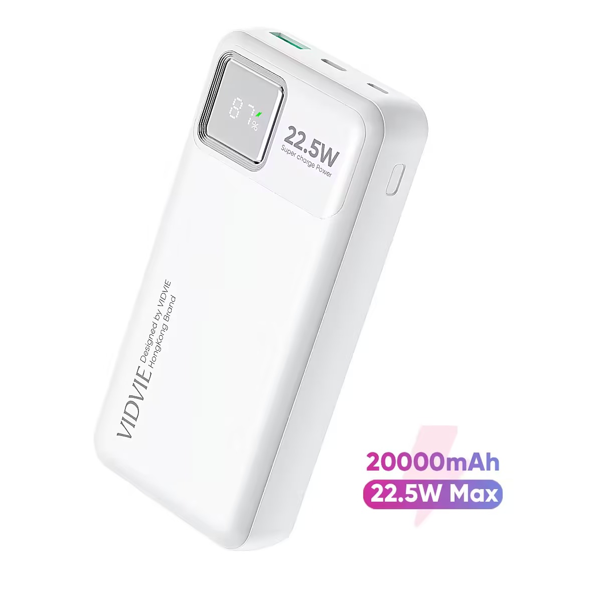 High-Capacity PB768 Power Bank with 20,000mAh for All Your Devices