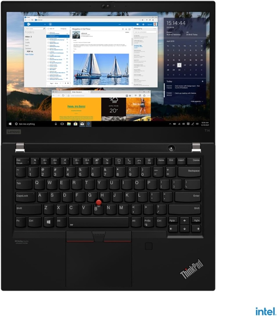 Renewed Lenovo ThinkPad T14 Gen 2 Laptop | 14" 1920x1080 FHD | Core i5-1145G7-4 cores @ 4.4 GHz - 11th Gen | 8GB RAM - 256GB SSD Hard Drive | Win Pro