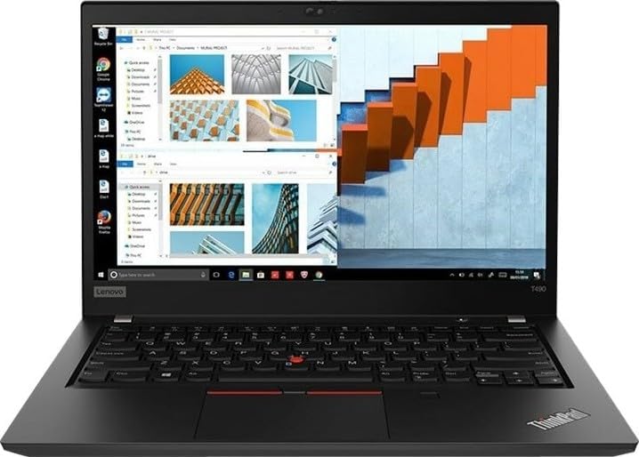 Renewed Lenovo ThinkPad T490s Laptop Touch | 14" 1920x1080 FHD | Core i5-8365U - 256GB SSD Hard Drive - 16GB RAM | 4 cores @ 4.1 GHz Win 11 Pro Black